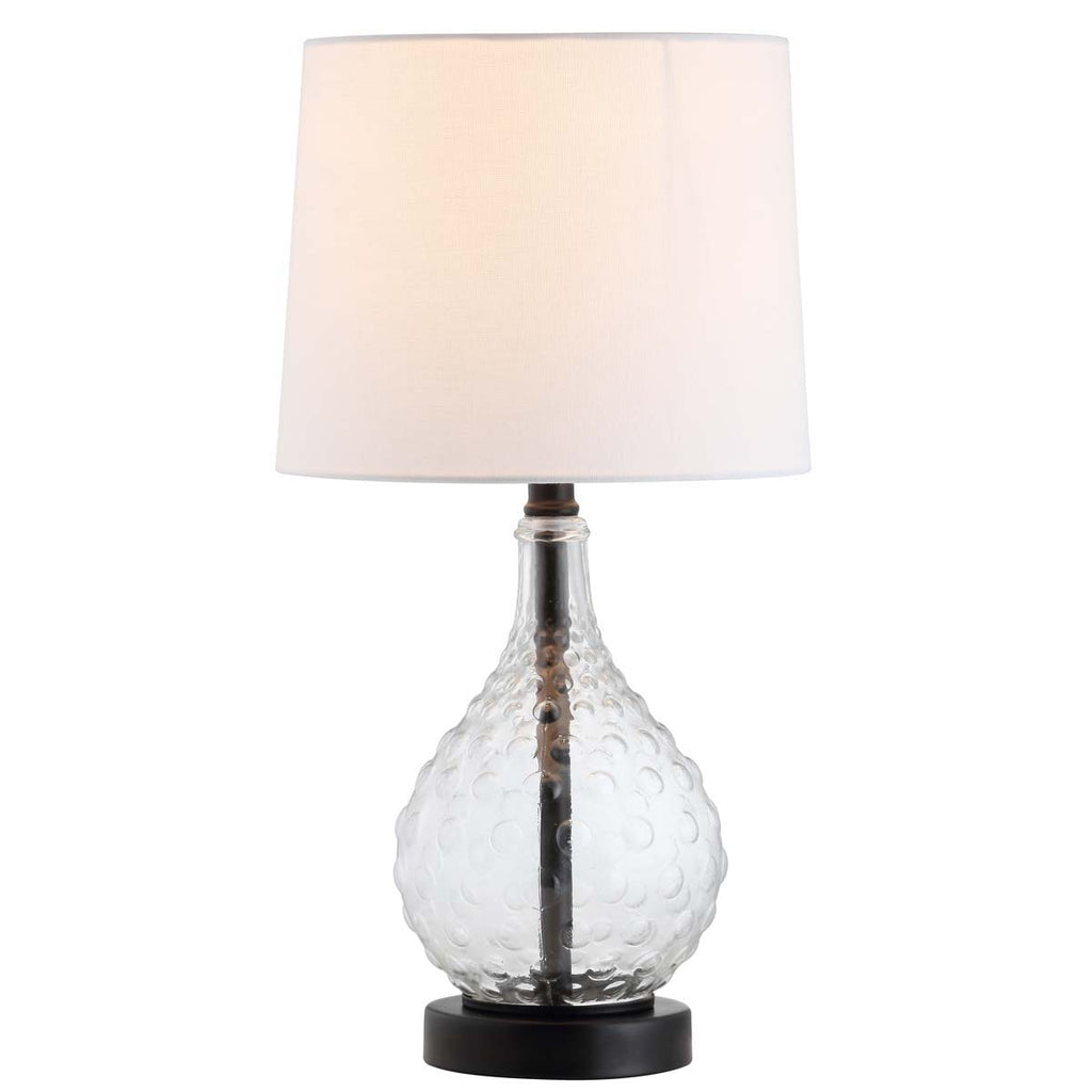 Safavieh Targari Table Lamp-Black/Clear