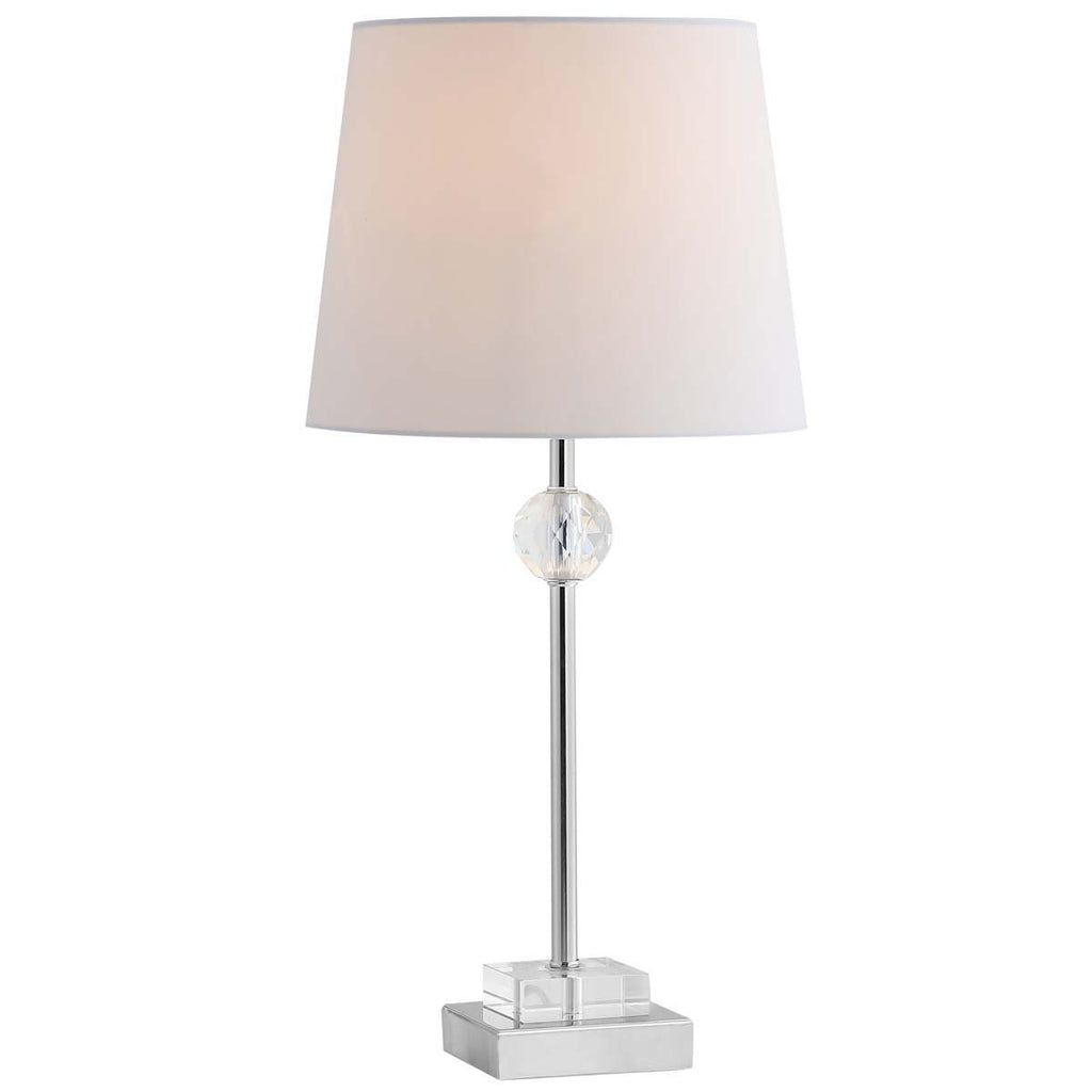 Safavieh Procton Table Lamp-Clear/Chrome