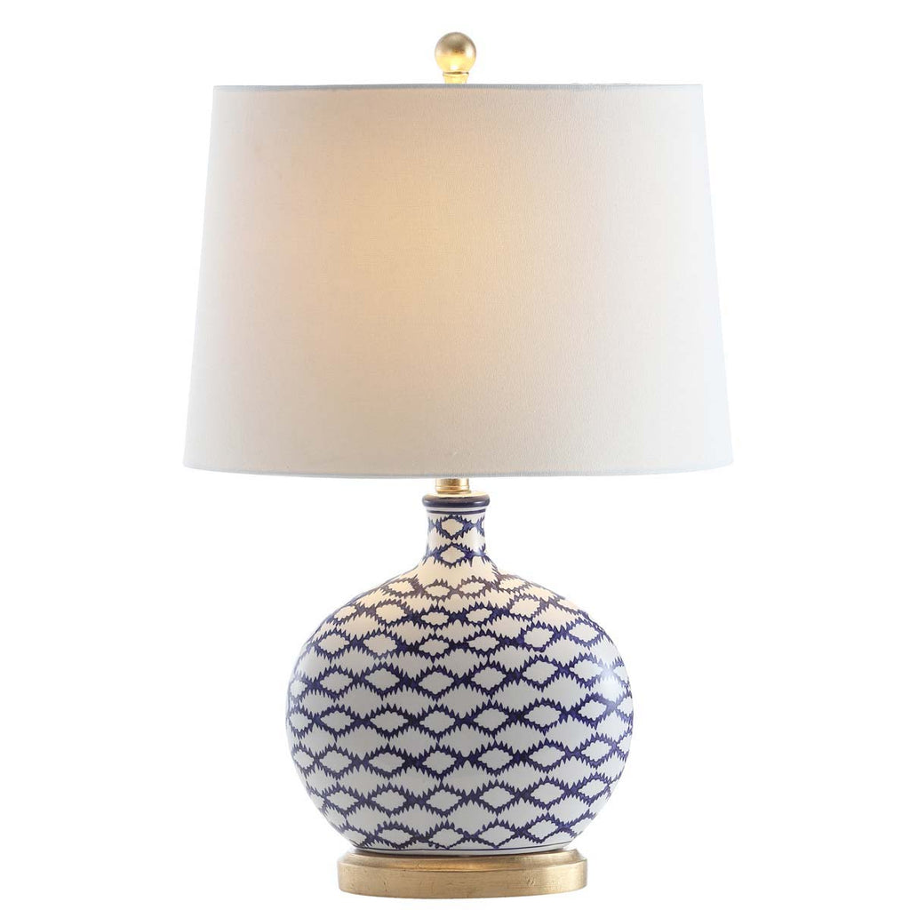 Safavieh Makenna Table Lamp-Blue/White