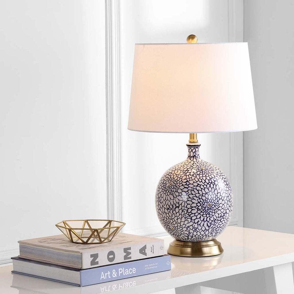 Safavieh Orianna Table Lamp-Blue/White