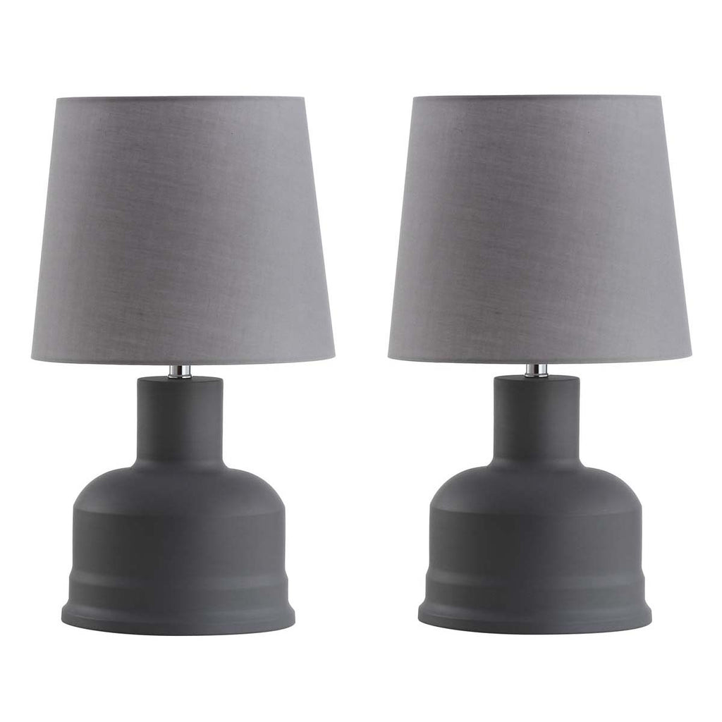 Safavieh Dahlia Table Lamp-Dark Grey (Set of 2)