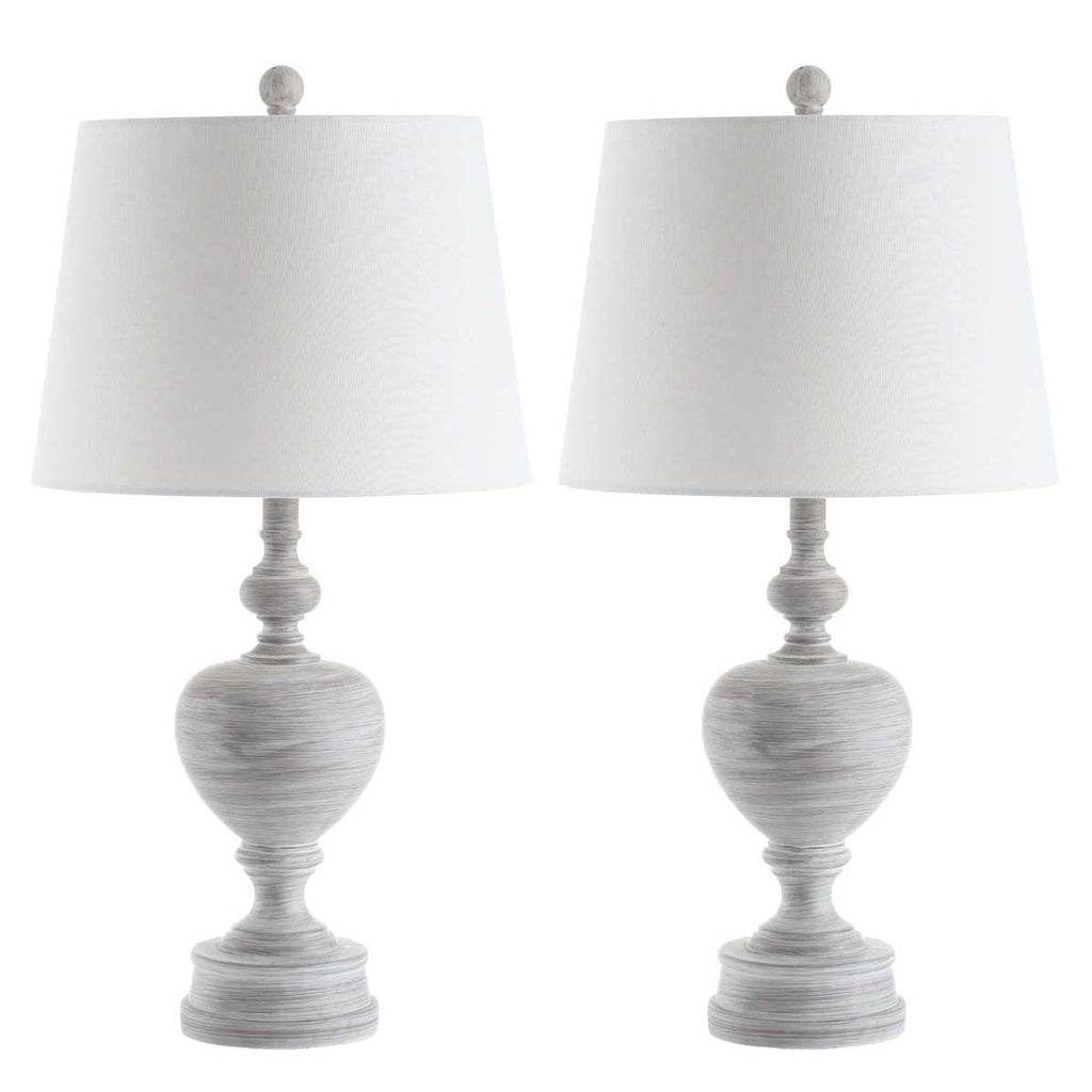 Safavieh Alban Table Lamp-White Wash (Set of 2)