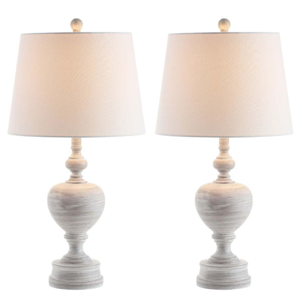 Safavieh Alban Table Lamp-White Wash (Set of 2)