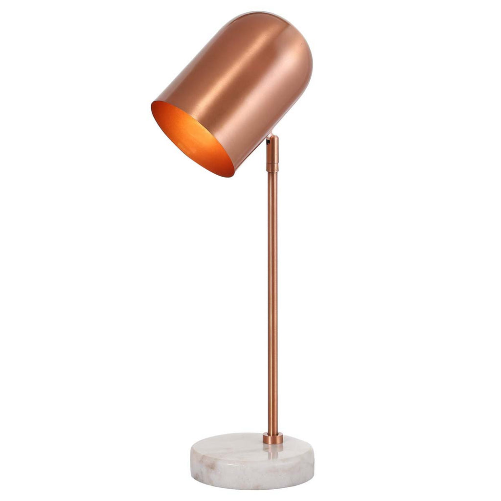 Safavieh Charlson Table Lamp-Copper/White