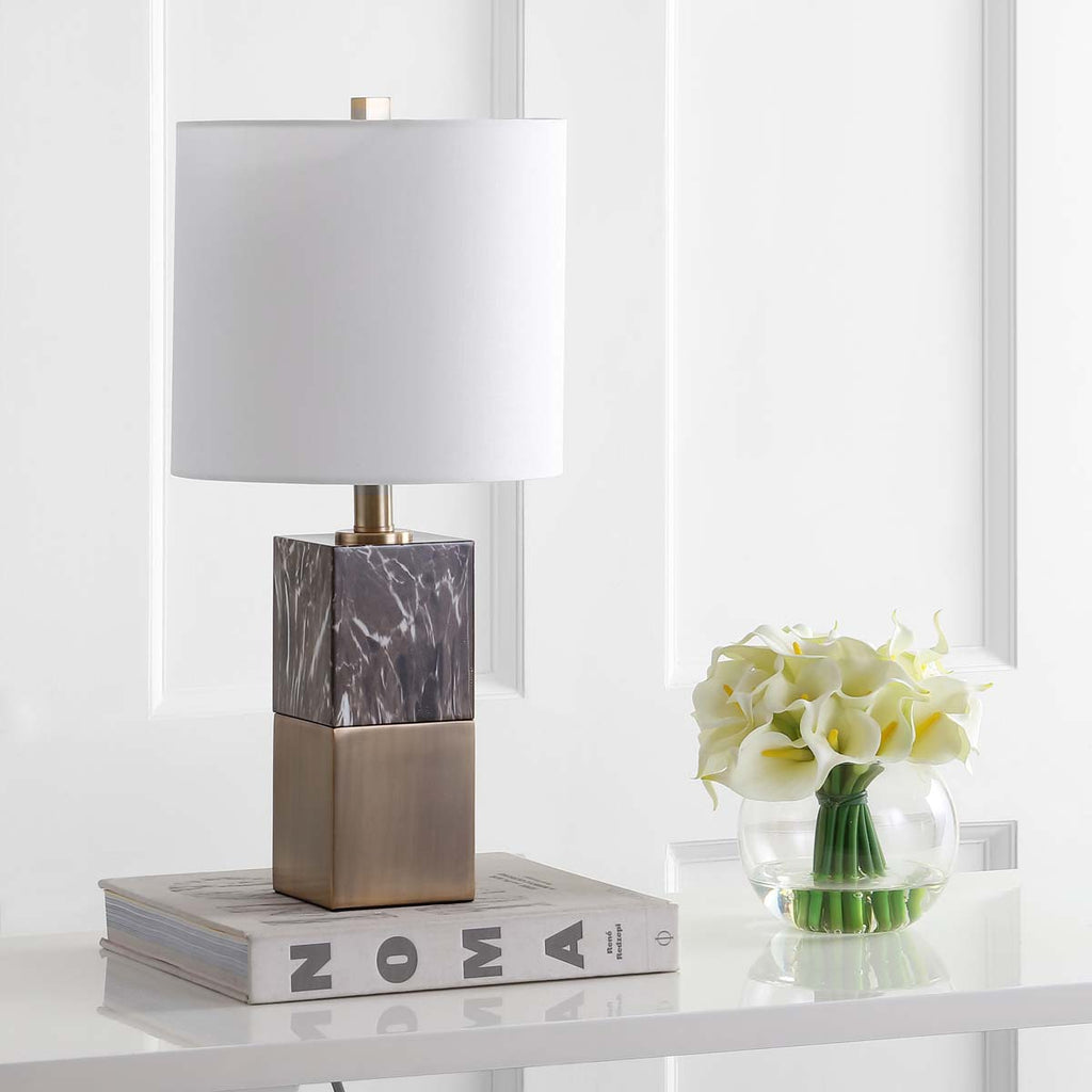 Safavieh Kingsley Table Lamp-Dark Brown