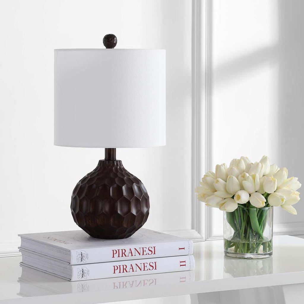 Safavieh Lucca Table Lamp-Dark Brown