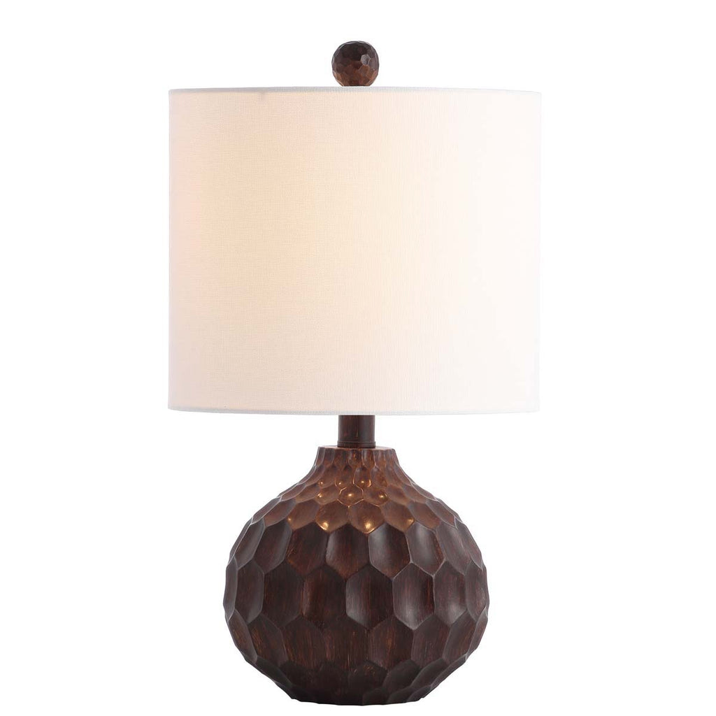 Safavieh Lucca Table Lamp-Dark Brown