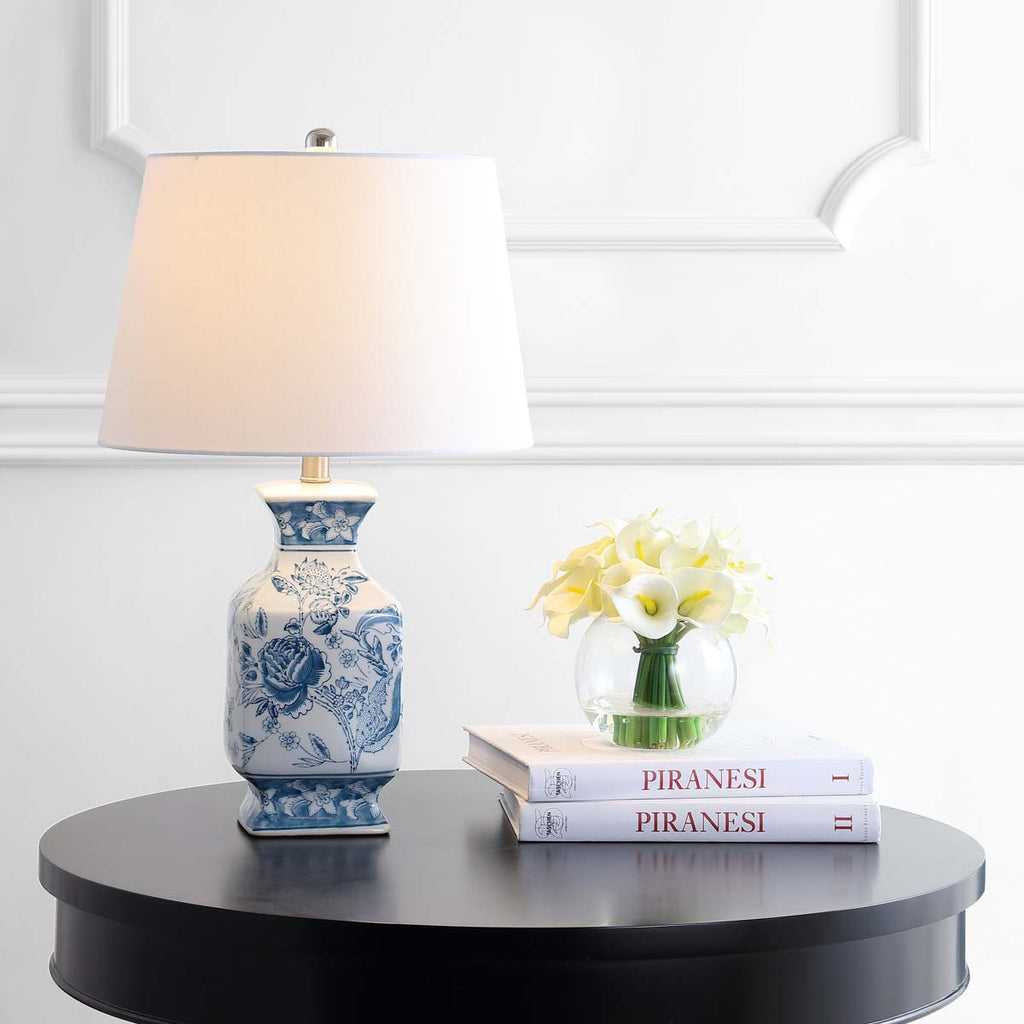 Safavieh Mayson Table Lamp-Blue/White