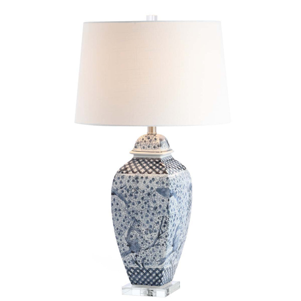 Safavieh Braeden Table Lamp-Blue/White