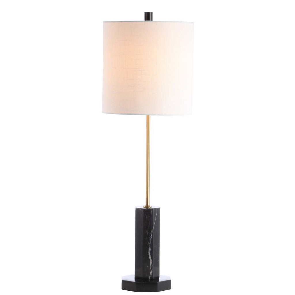 Safavieh Zackary Table Lamp-Black / Brass Gold