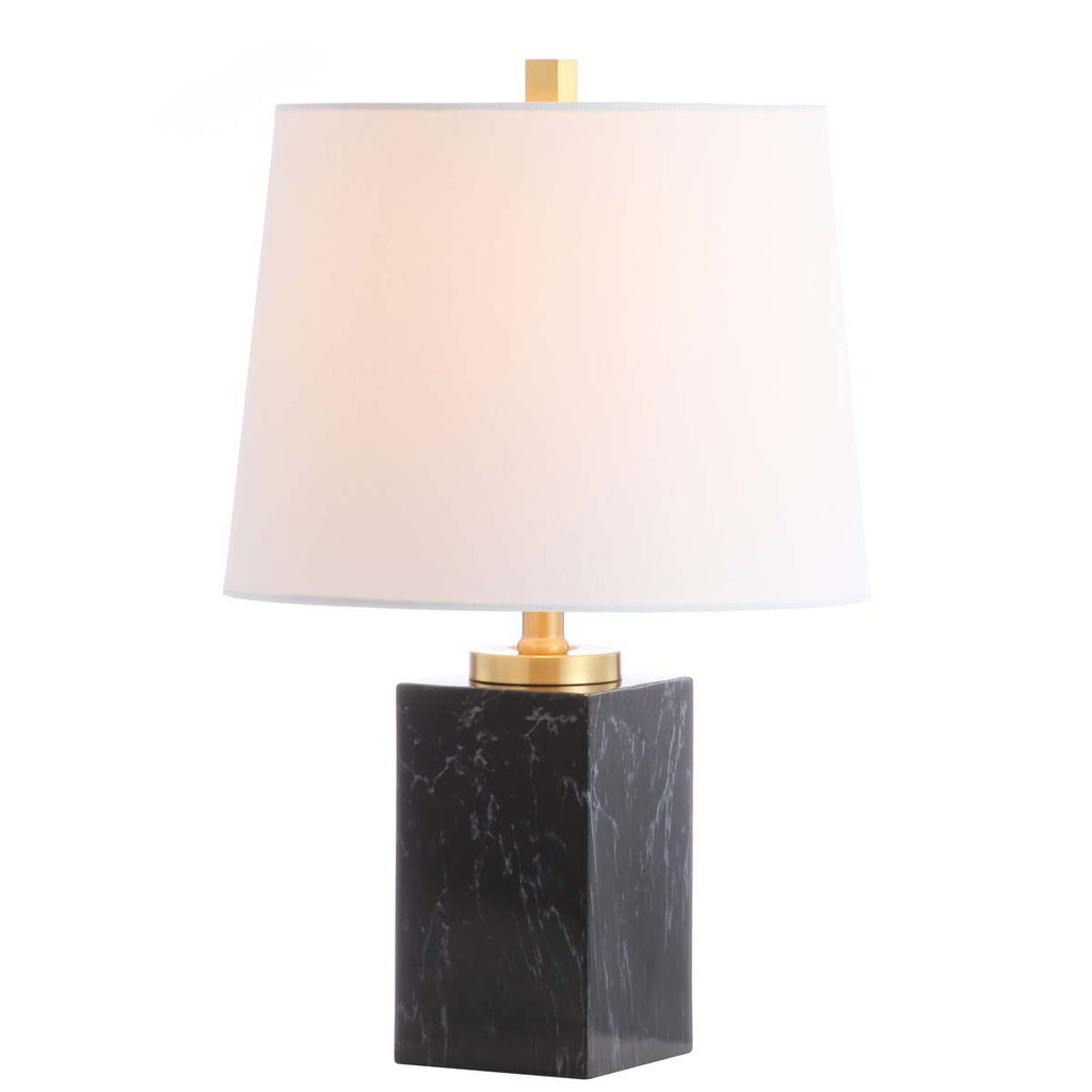 Safavieh Judson Table Lamp-Black Marble Finish