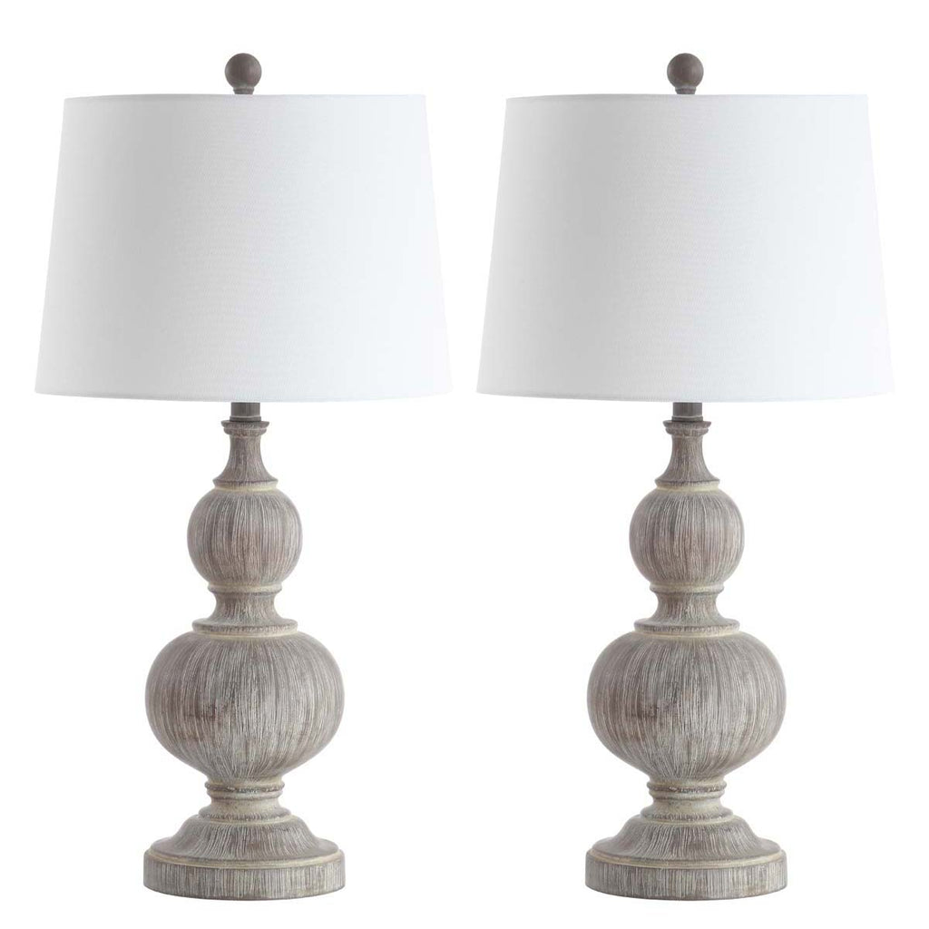 Safavieh Ephraim Table Lamp-Grey (Set of 2)