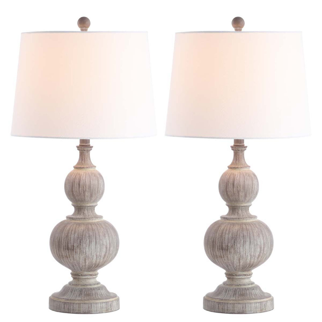 Safavieh Ephraim Table Lamp-Grey (Set of 2)