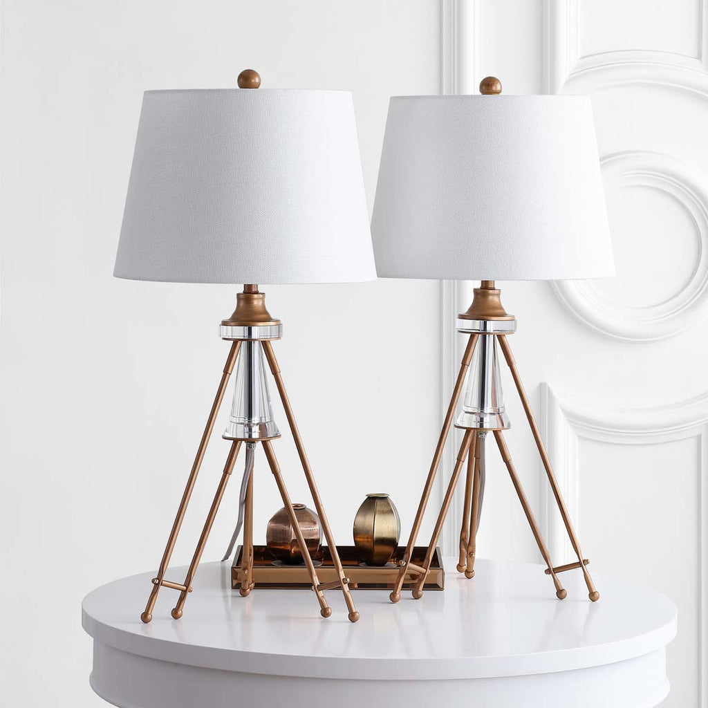 Safavieh Graham Table Lamp-Brass (Set of 2)