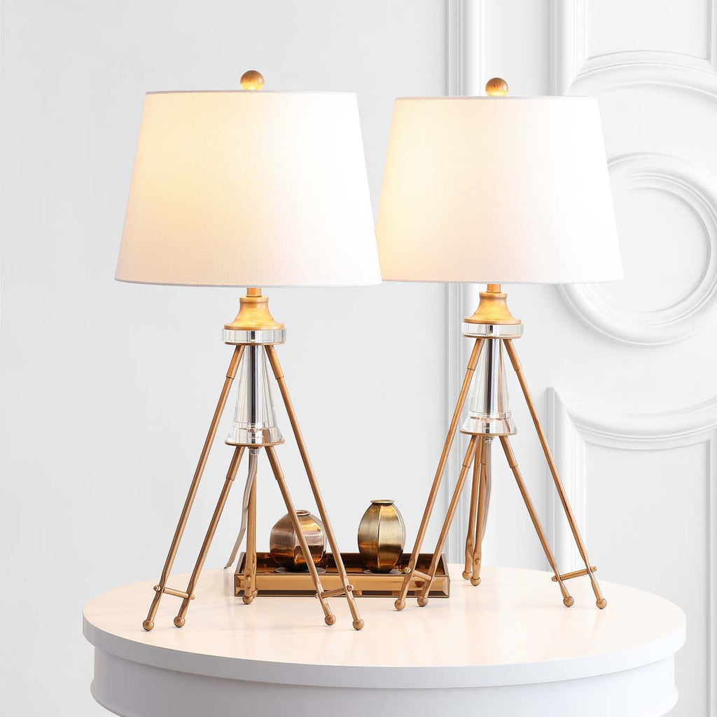 Safavieh Graham Table Lamp-Brass (Set of 2)