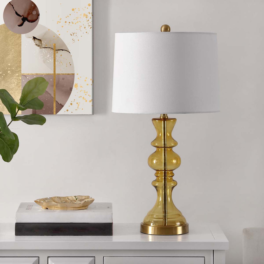 Jaiden Table Lamp| Safavieh - TBL4204 - Amber