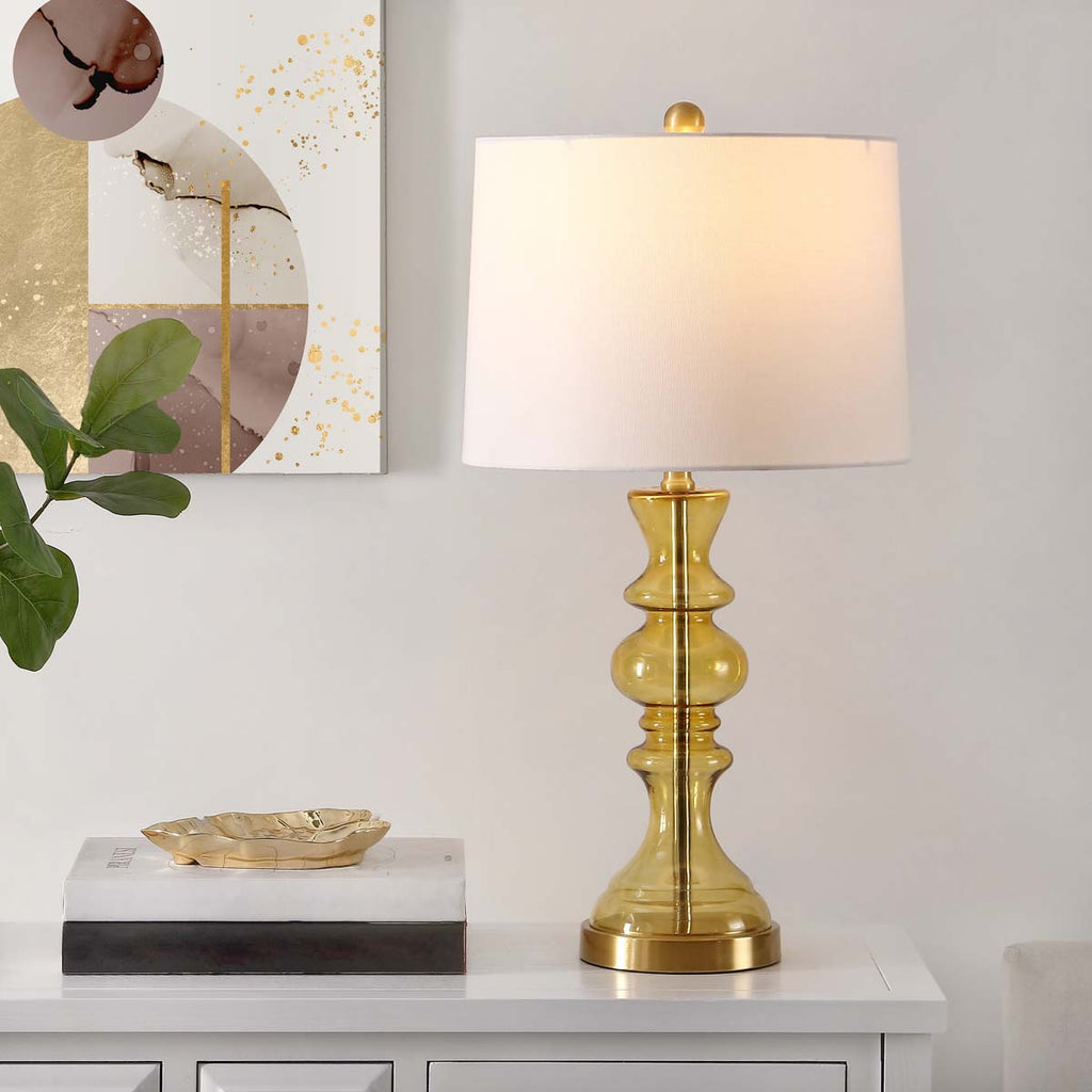 Jaiden Table Lamp| Safavieh - TBL4204 - Amber