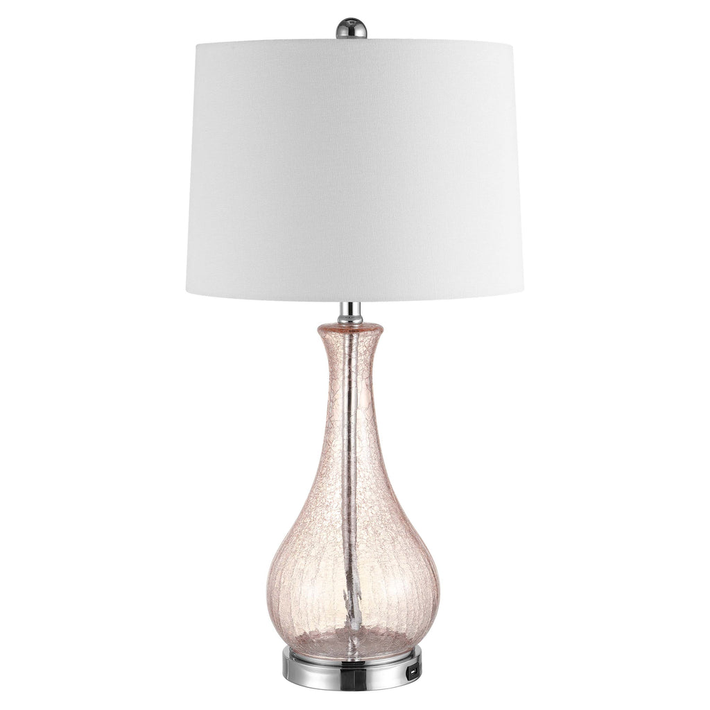 Finnley Table Lamp W/ USB  | Safavieh - TBL4206-U - Blush