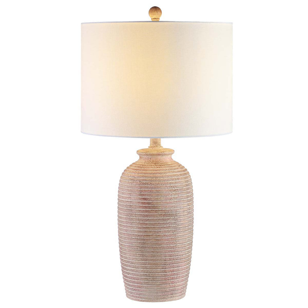 Safavieh Kensen Table Lamp-Sandy Pearl