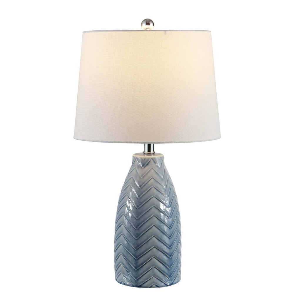 Safavieh Naji Glass Table Lamp - Grey