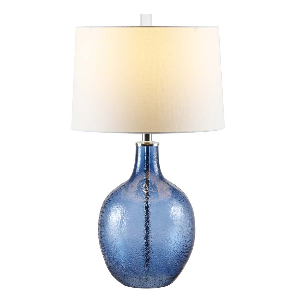 Nadine Glass Table Lamp  | Safavieh - TBL4259 - Blue