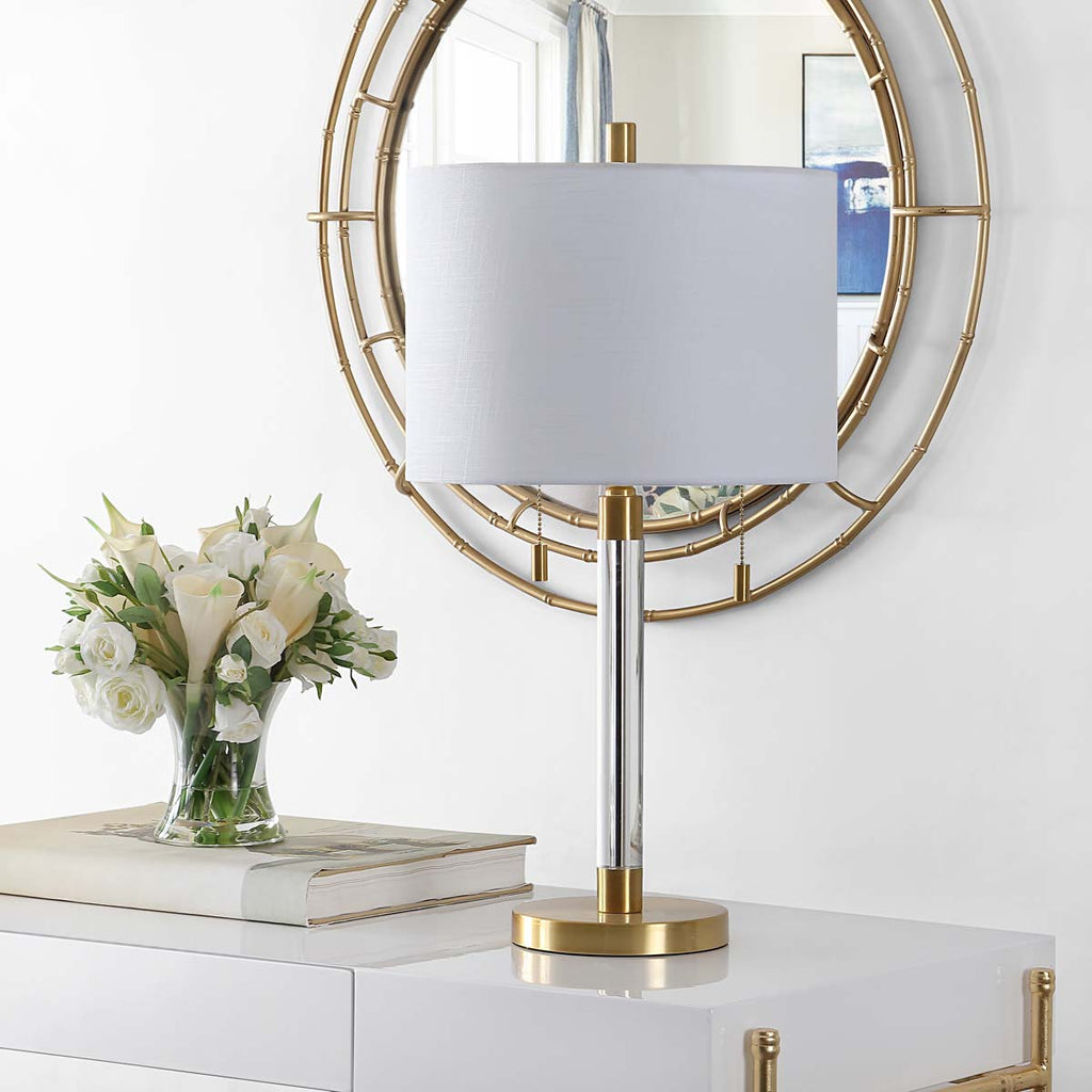 Safavieh Bixby Metal Table Lamp - Brass