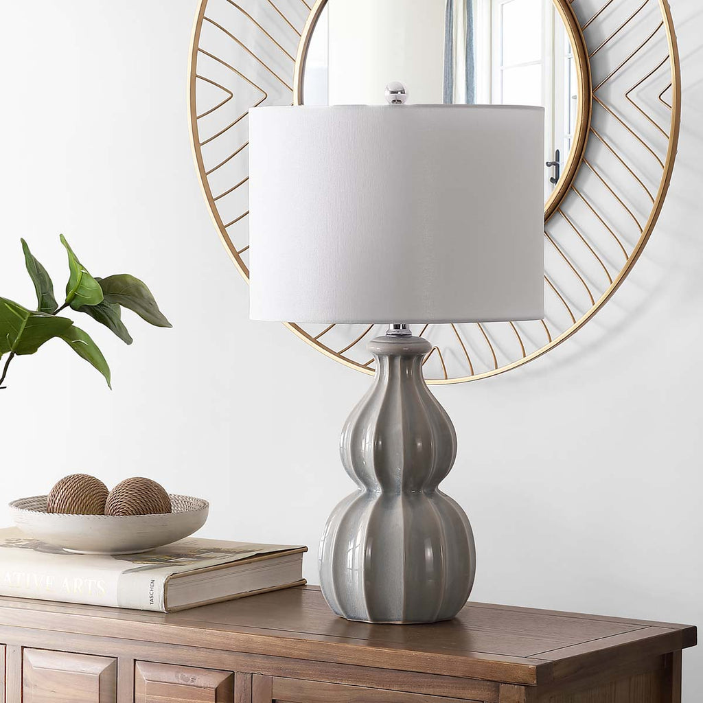 Wade Ceramic Table Lamp | Safavieh - TBL4274 - Grey