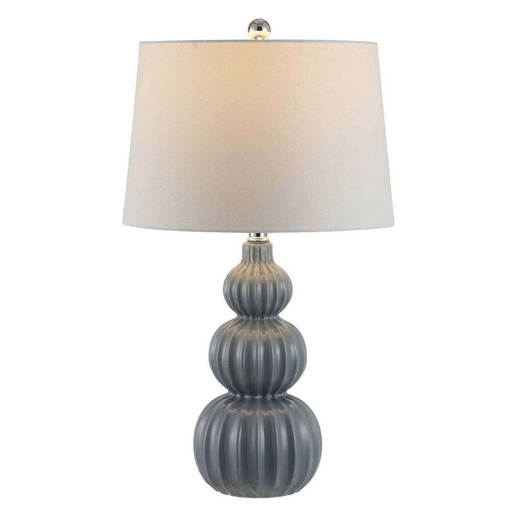 Corina Ceramic Table Lamp | Safavieh - TBL4277 - Grey 