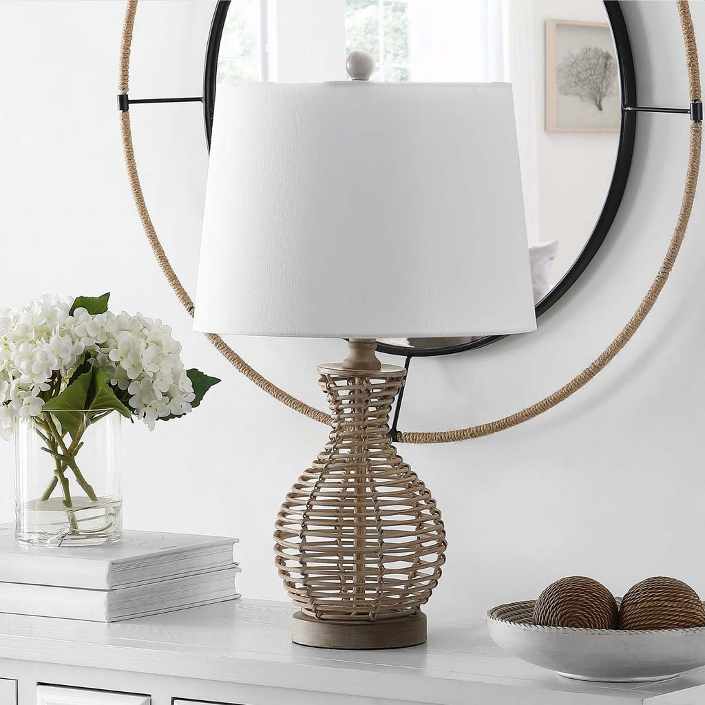 Safavieh Flora Seagrass Table Lamp