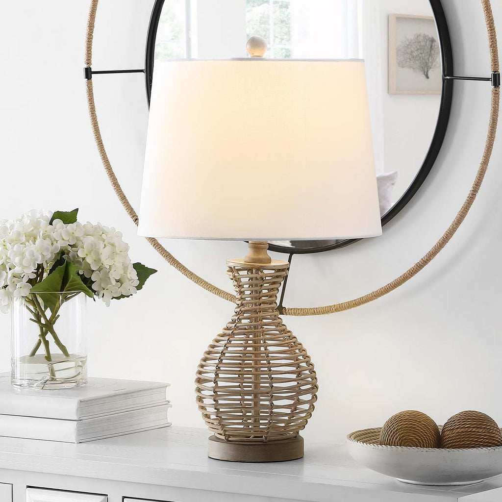 Safavieh Flora Seagrass Table Lamp