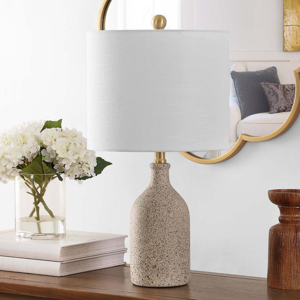 Safavieh Gunnar Ceramic Table Lamp -Grey