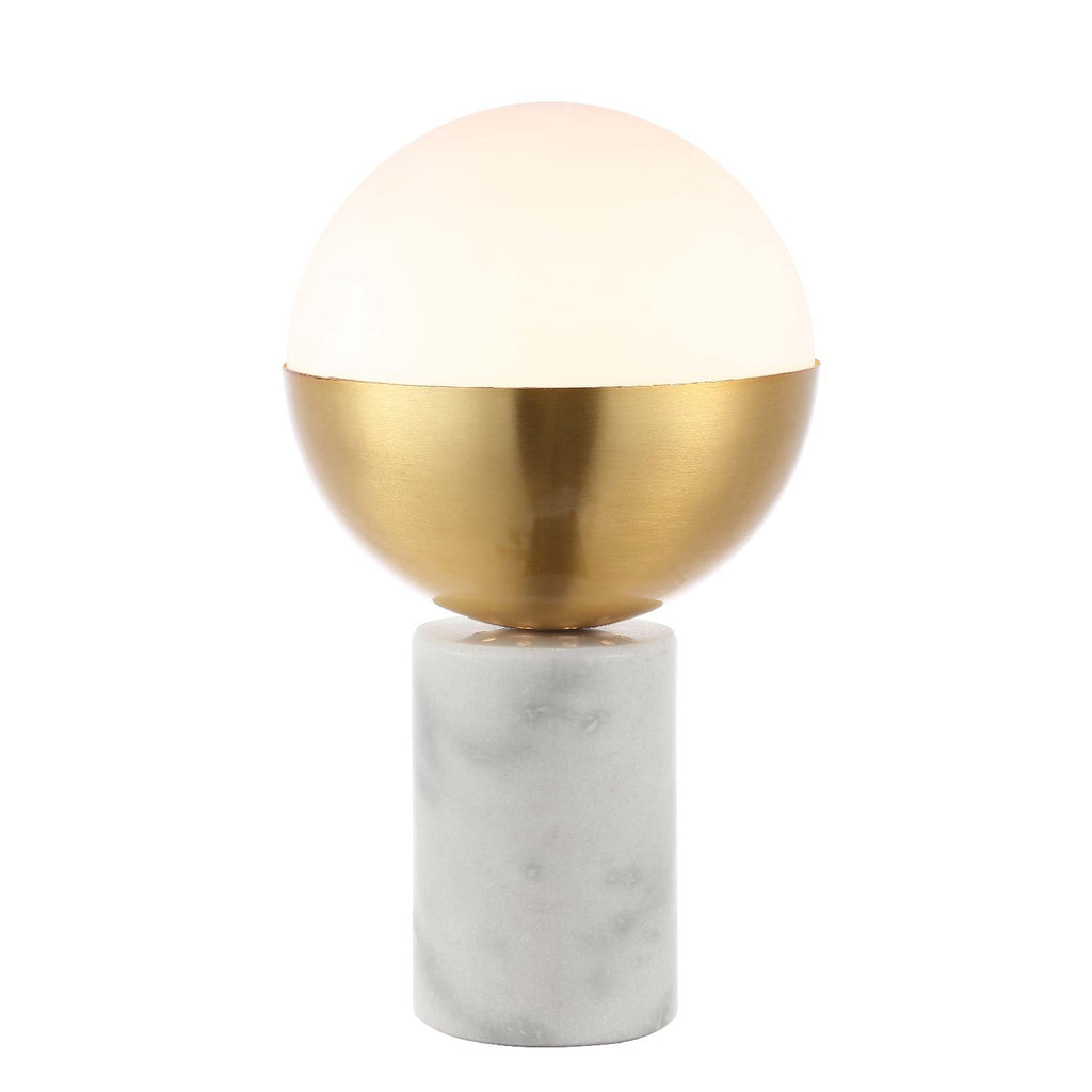 Evolet Table Lamp  | Safavieh - TBL4320 - Gold/White