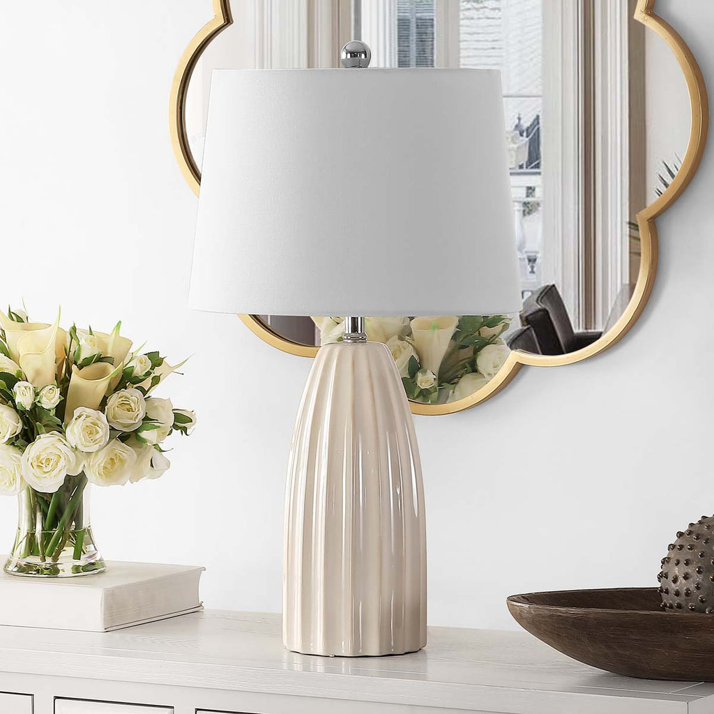 Safavieh Kayden Ceramic Table Lamp -Ivory