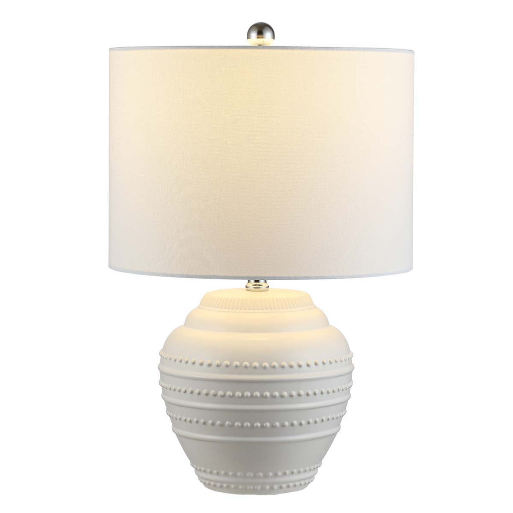 Safavieh Lenon Ceramic Table Lamp -White