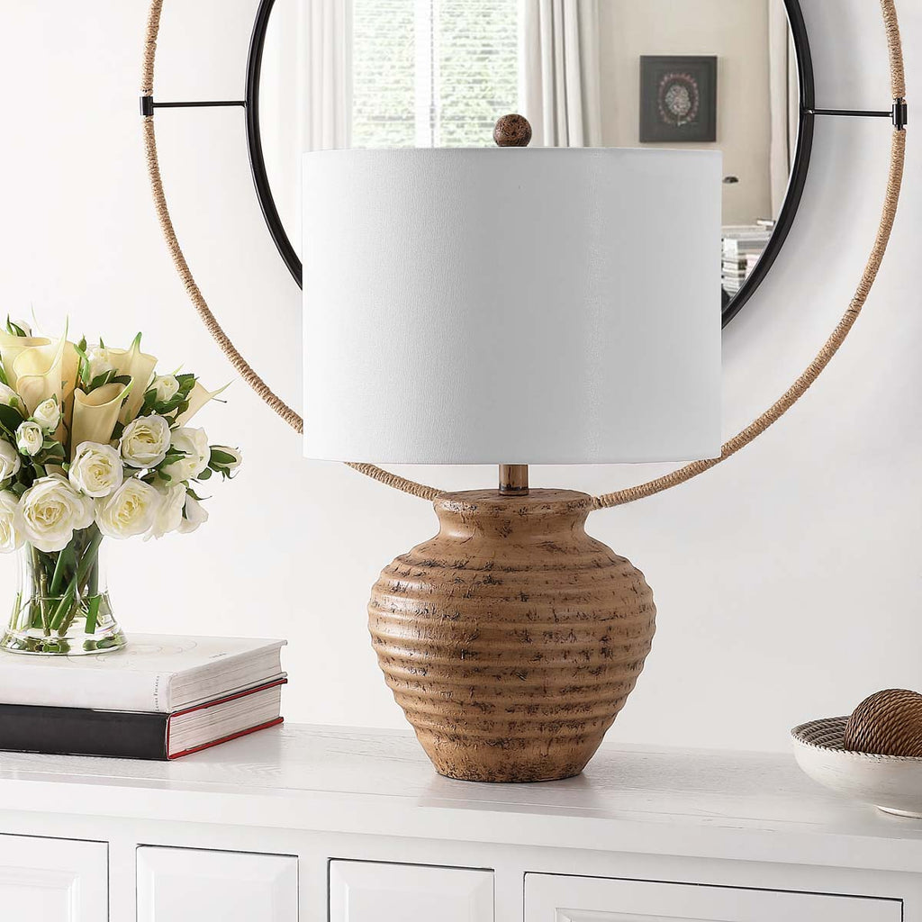 Safavieh Kamryn Resin Table Lamp -Brown