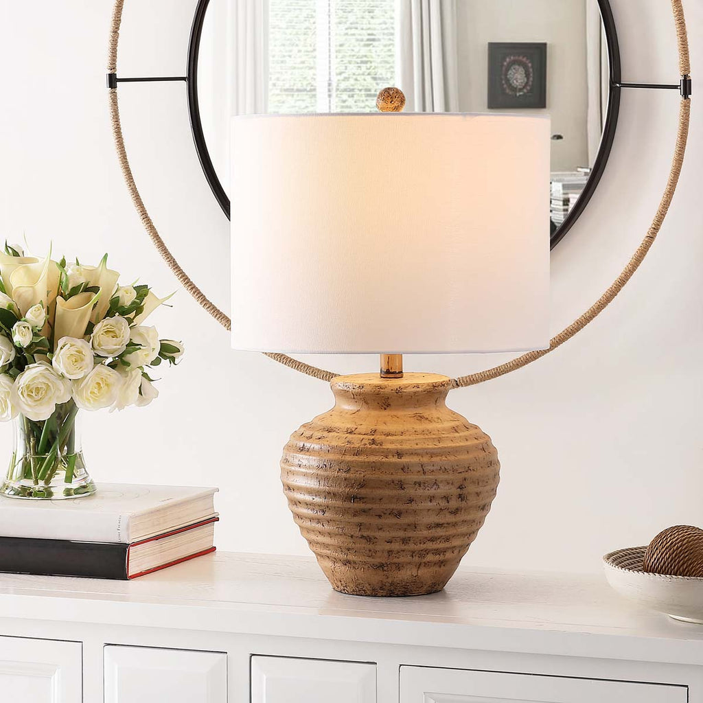 Safavieh Kamryn Resin Table Lamp -Brown