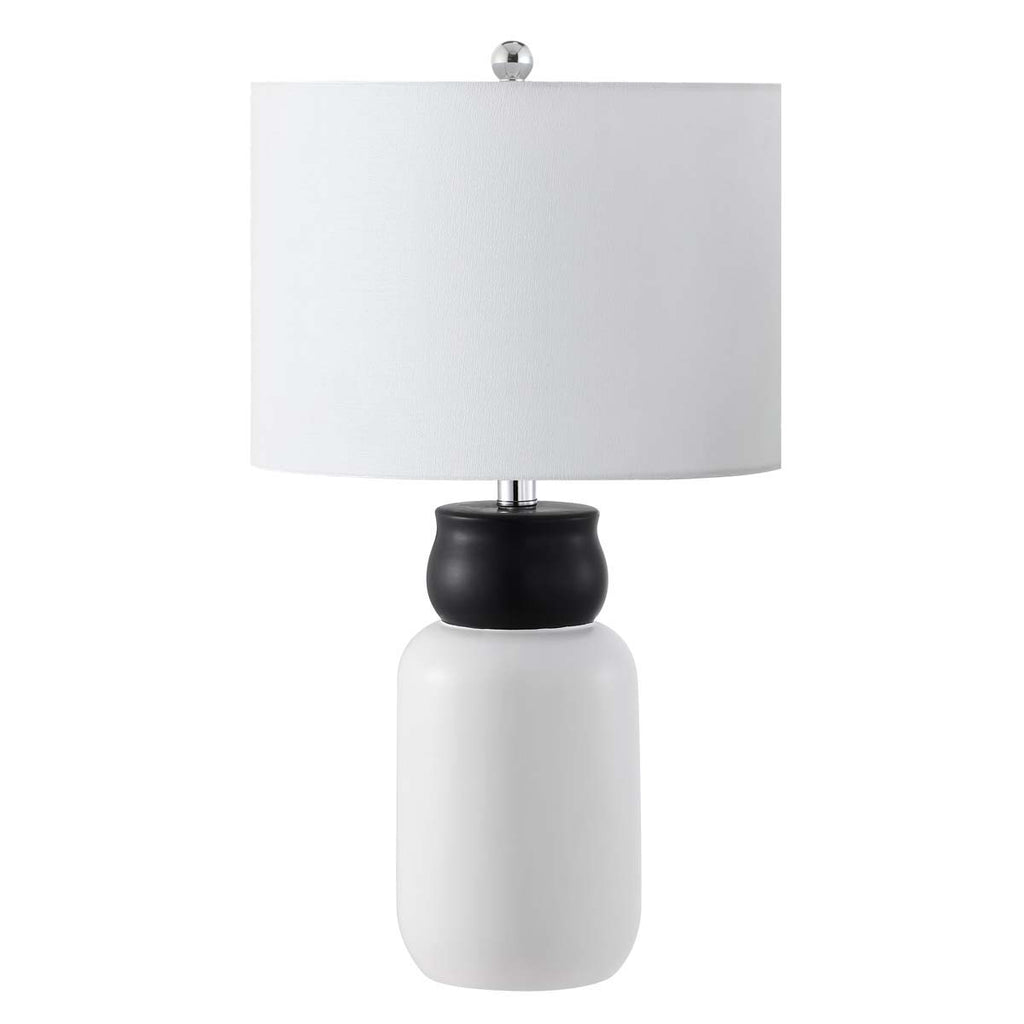 Ventrus Table Lamp  | Safavieh - TBL4374 - Black/White