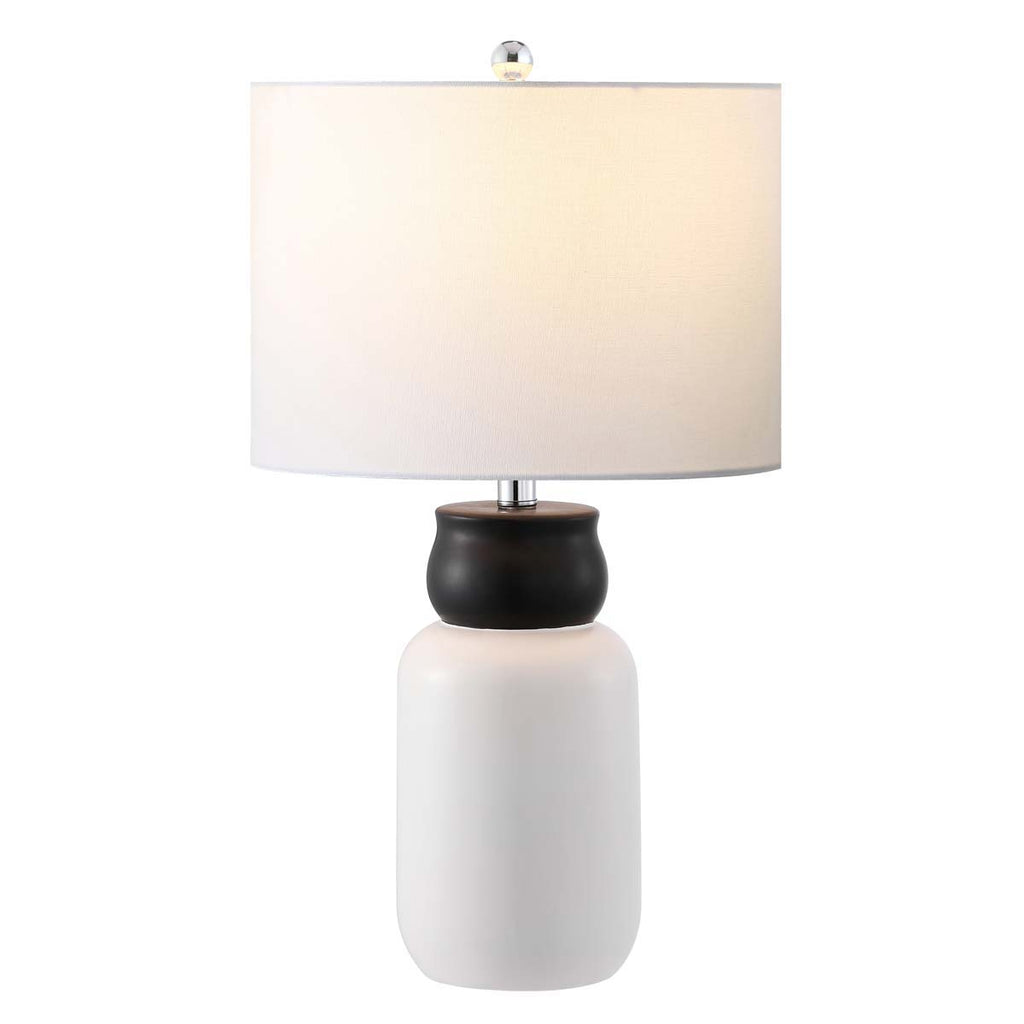 Ventrus Table Lamp  | Safavieh - TBL4374 - Black/White