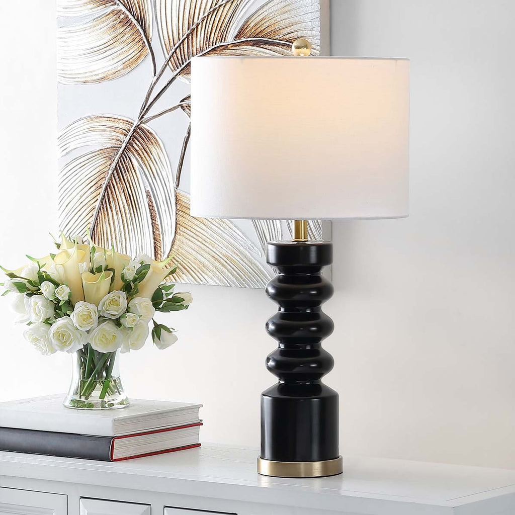 Frayen Table Lamp  | Safavieh - TBL4378 - Black