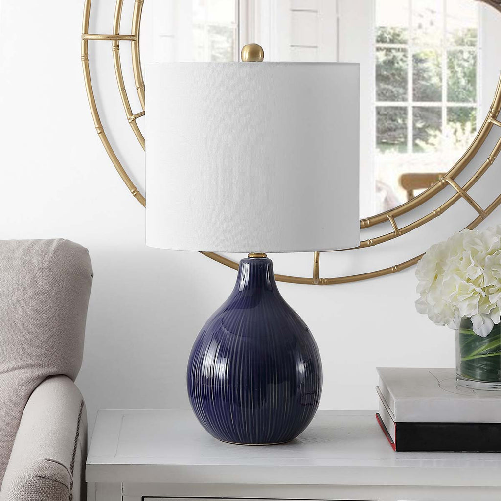 Safavieh Calrus Table Lamp - Blue