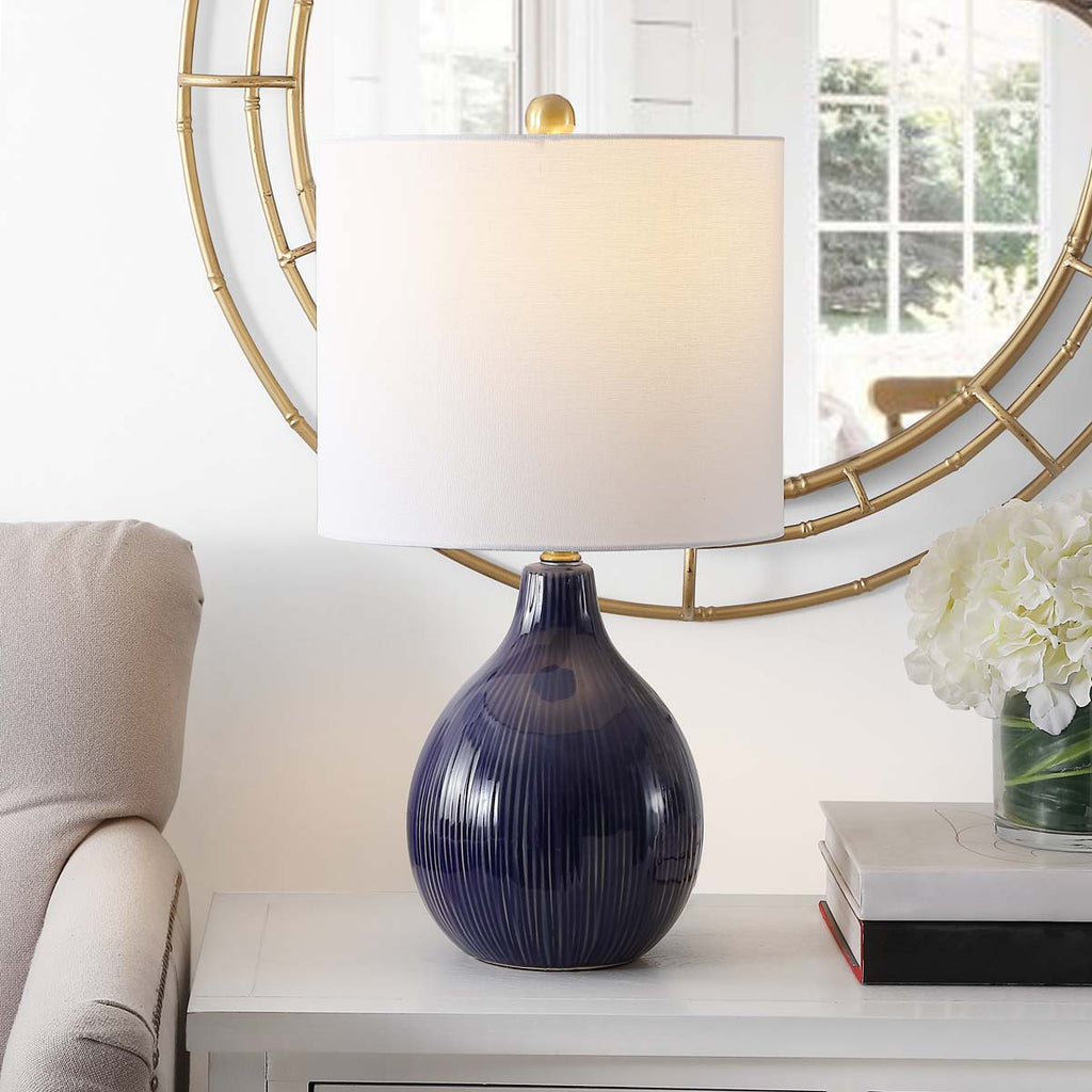 Safavieh Calrus Table Lamp - Blue