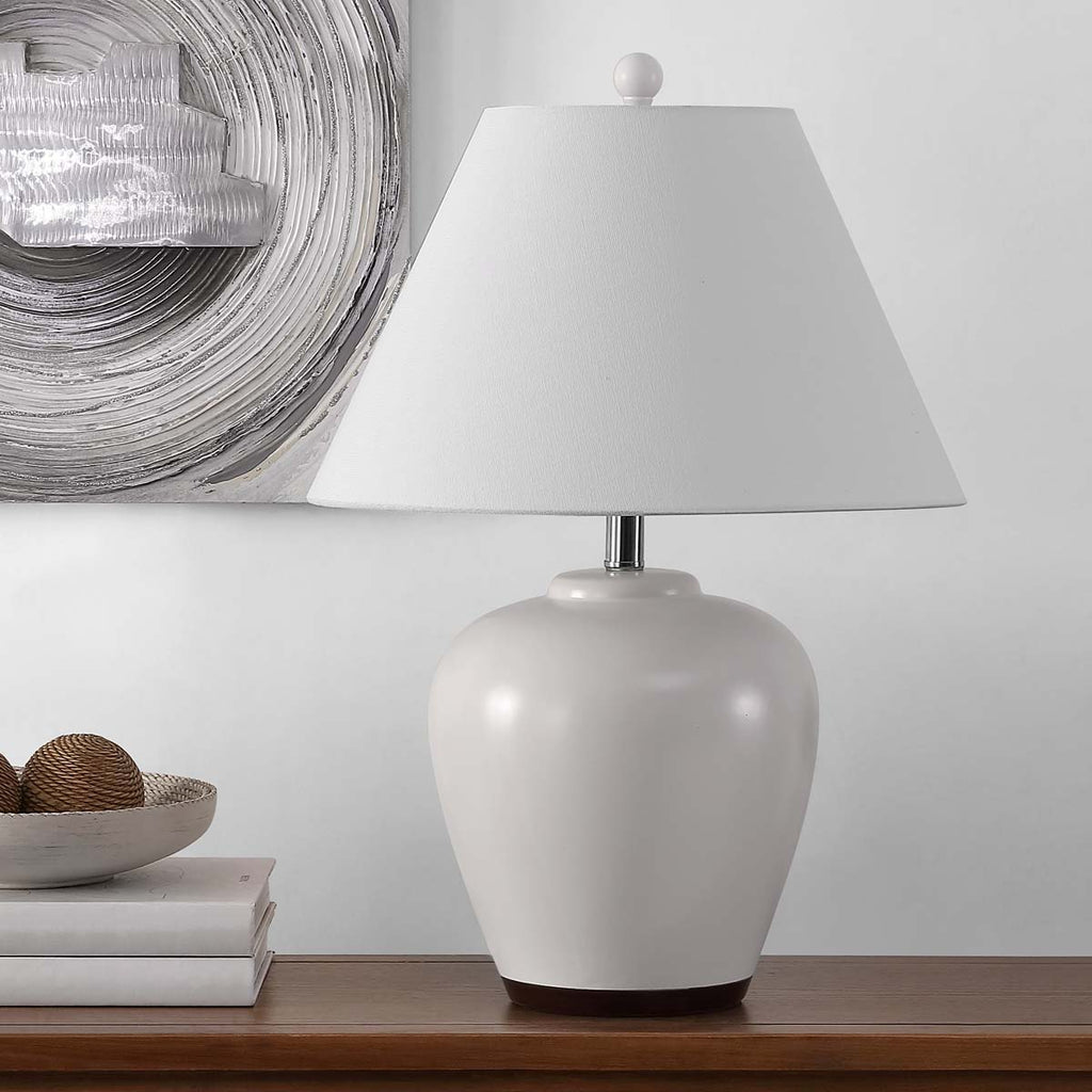 Safavieh Etren Table Lamp - Ivory