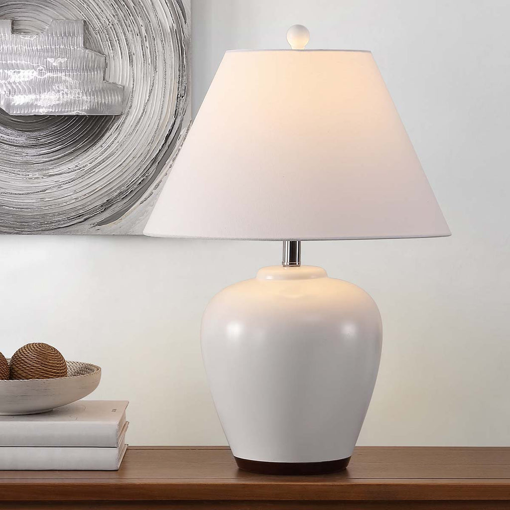 Safavieh Etren Table Lamp - Ivory