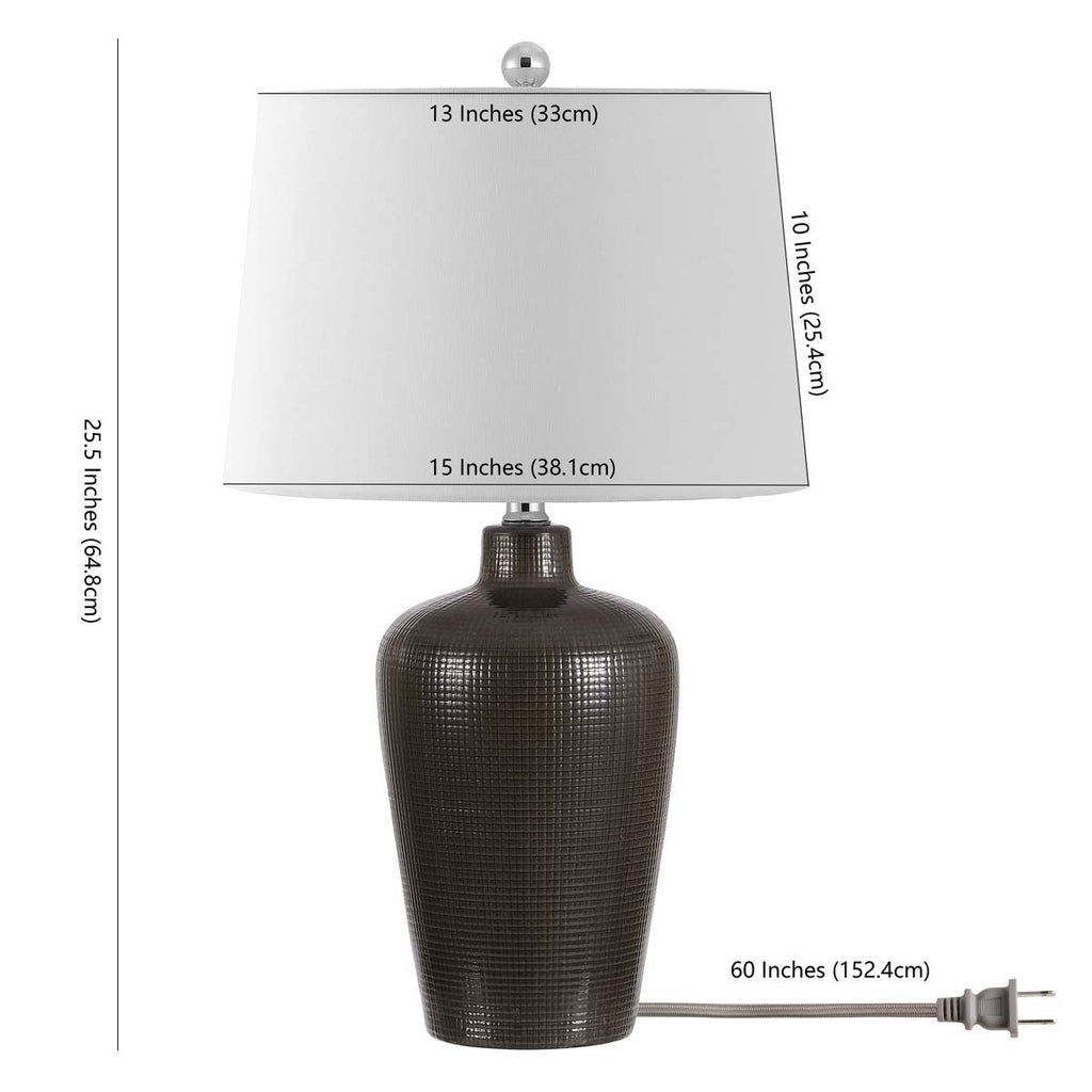 Safavieh Alria Table Lamp - Black