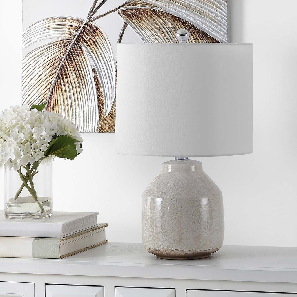 Safavieh Traken Table Lamp - White