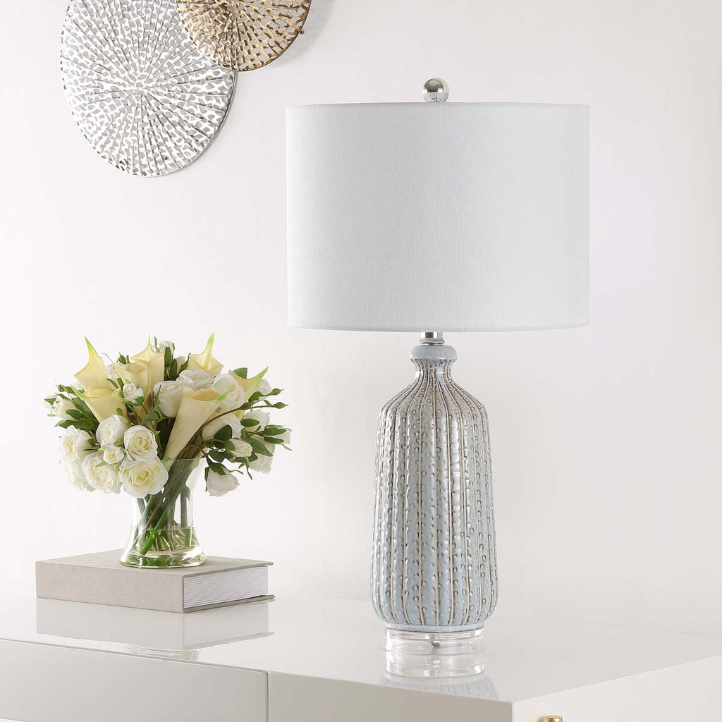 Safavieh Amberly Table Lamp - Reactive Grey