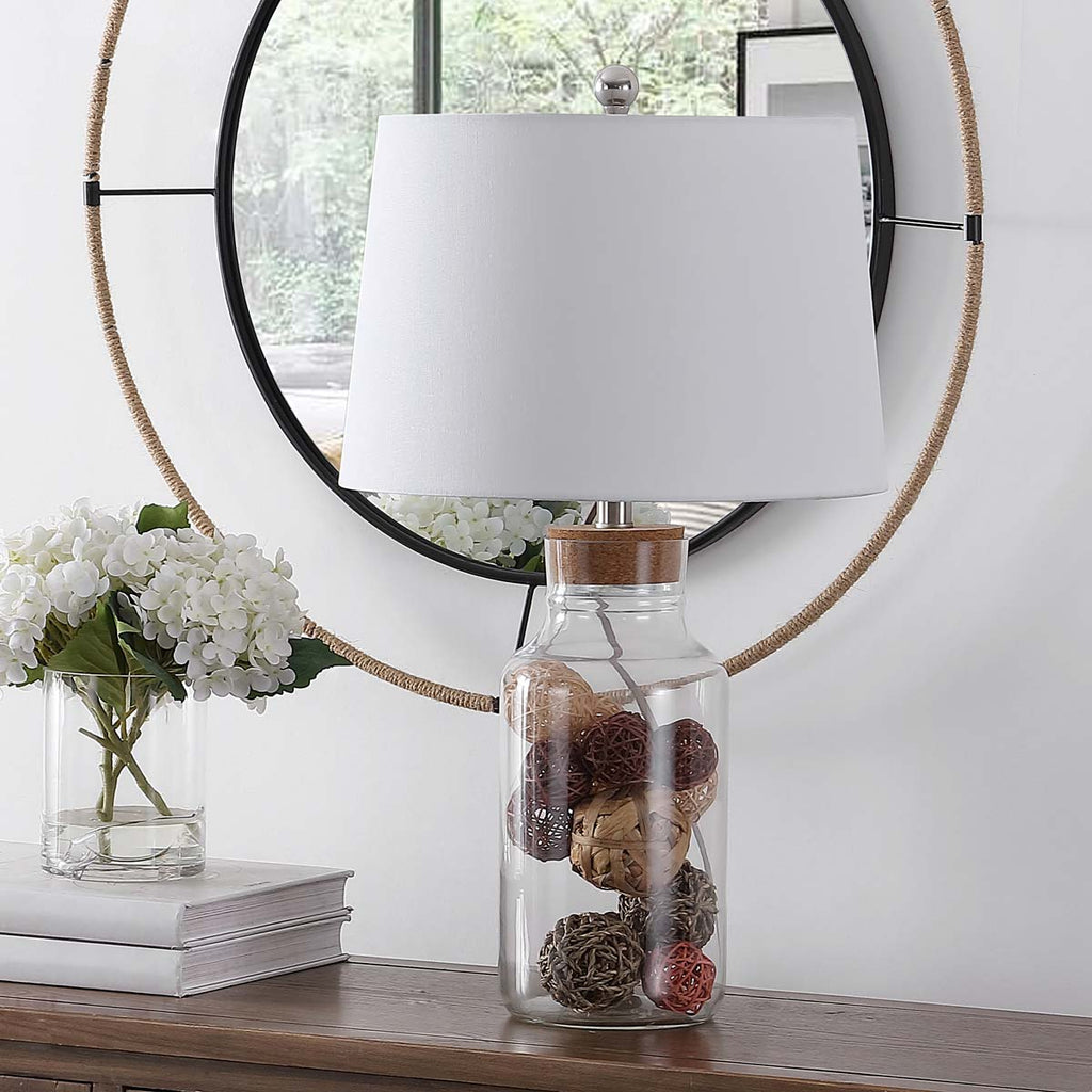 Hensen Table Lamp  | Safavieh - TBL4405 - Clear