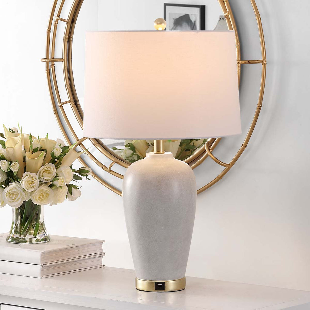 Safavieh Kline Table Lamp - Grey