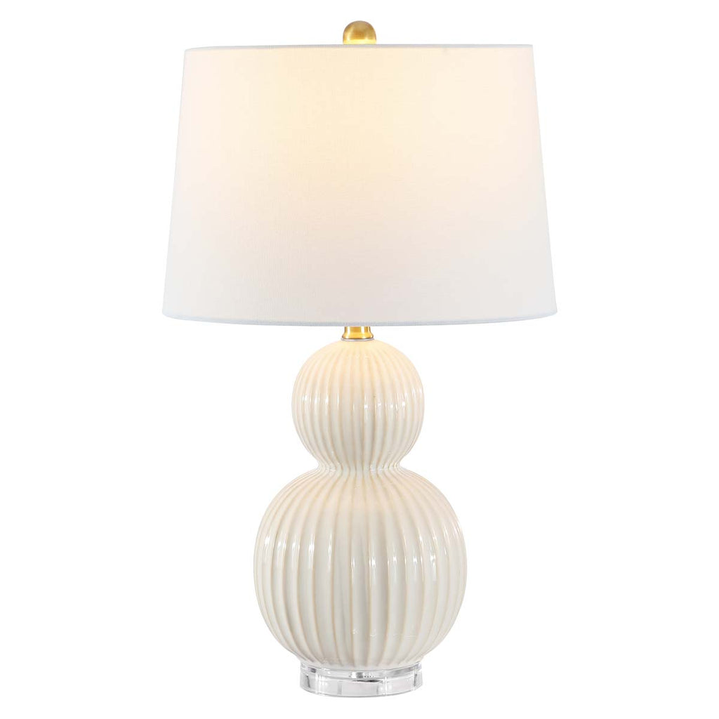 Zarre Table Lamp W/ Usb Port  | Safavieh - TBL4413 - Ivory