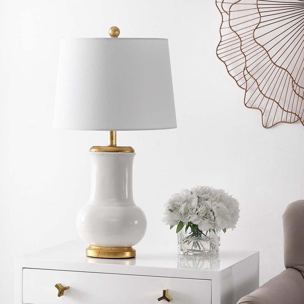 Emberson Table Lamp  | Safavieh - TBL4414 - Ivory / Gold